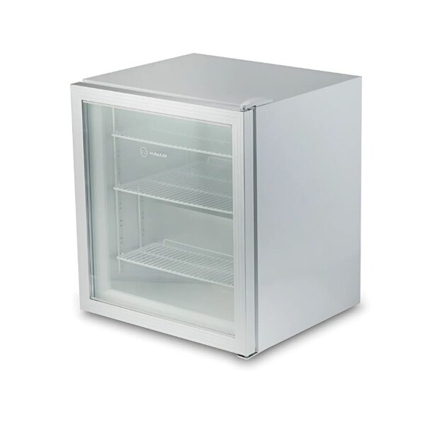ШКАФ МОРОЗИЛЬНЫЙ HURAKAN HKN-UF100G НА 88 л, СТЕКЛЯНЫЕ РАСПАШНЫЕ ДВЕРИ - Фото №1