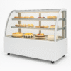 ВИТРИНА ХОЛОДИЛЬНАЯ HURAKAN HKN-LPD150 WHITE (0.9 м, круглая) - Миниатюра